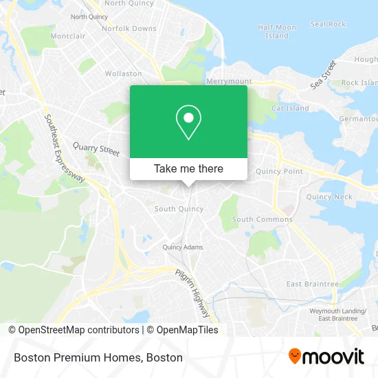 Boston Premium Homes map