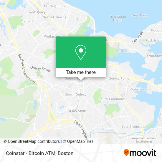 Coinstar - Bitcoin ATM map