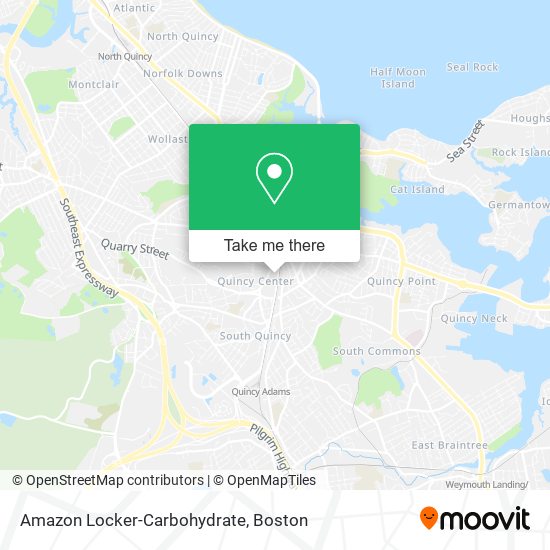 Mapa de Amazon Locker-Carbohydrate