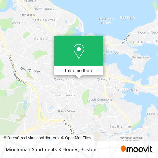 Mapa de Minuteman Apartments & Homes
