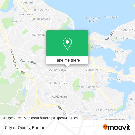 Mapa de City of Quincy