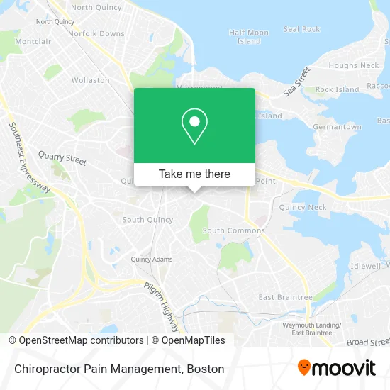 Chiropractor Pain Management map