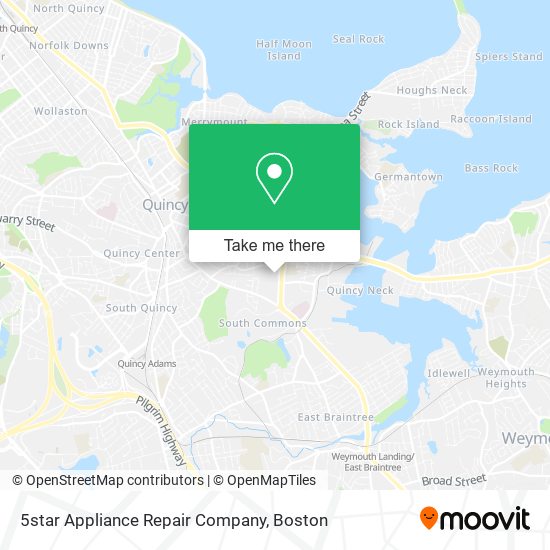 Mapa de 5star Appliance Repair Company