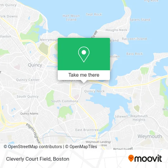 Cleverly Court Field map