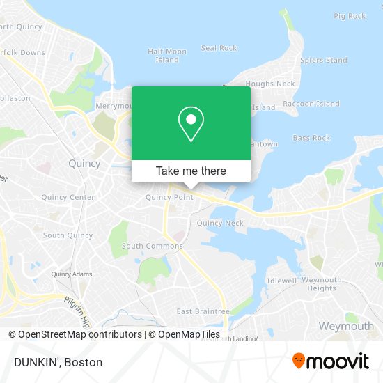 DUNKIN' map