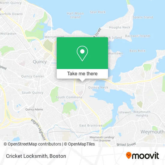 Cricket Locksmith map