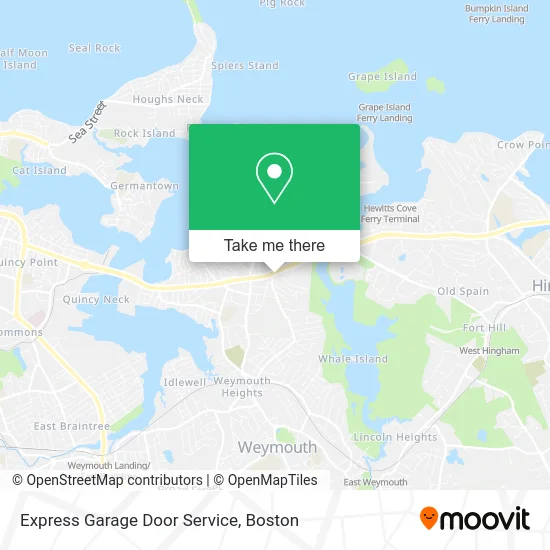 Express Garage Door Service map