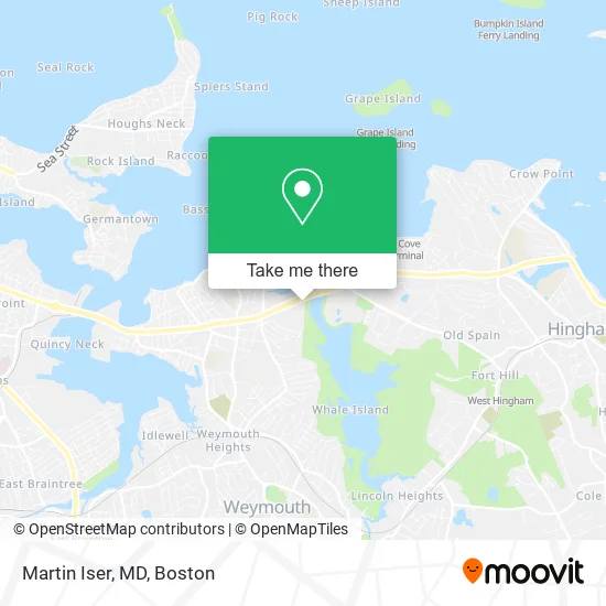 Martin Iser, MD map
