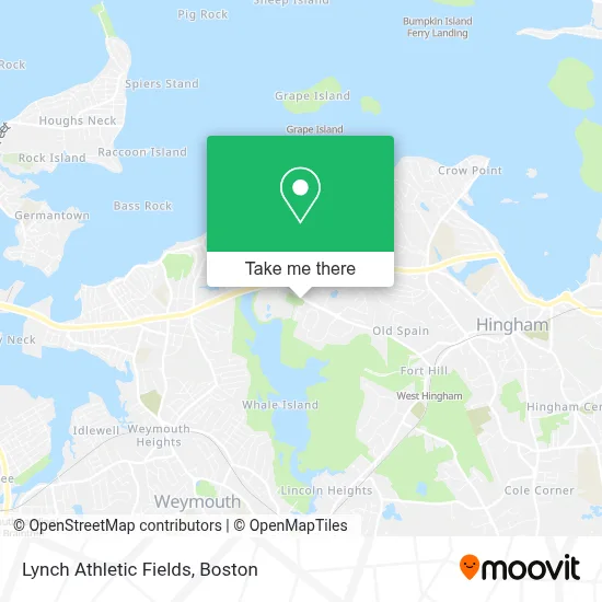 Lynch Athletic Fields map