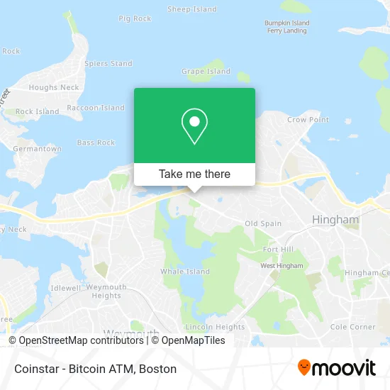 Coinstar - Bitcoin ATM map