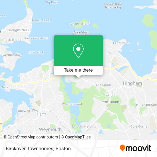 Backriver Townhomes map