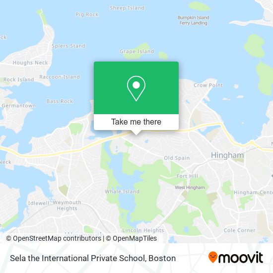 Sela the International Private School map