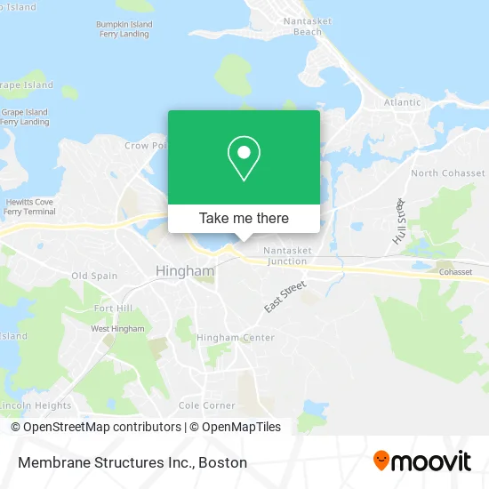 Membrane Structures Inc. map