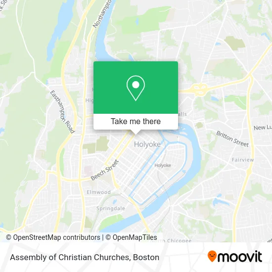 Assembly of Christian Churches map