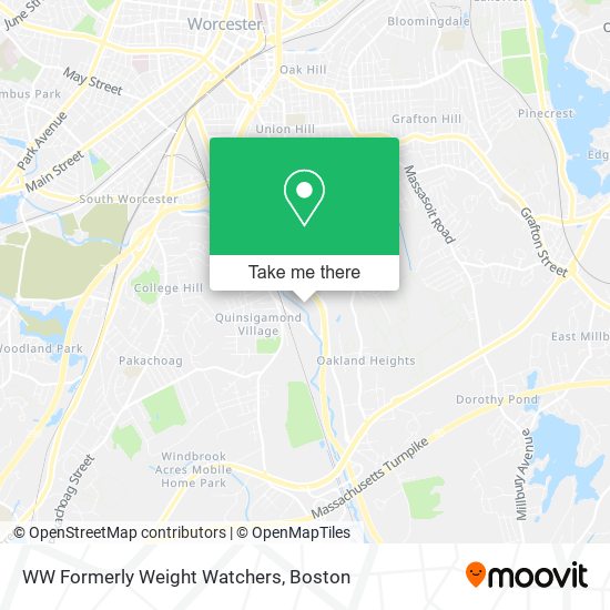 WW Formerly Weight Watchers map