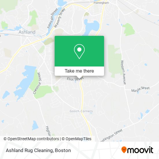 Ashland Rug Cleaning map