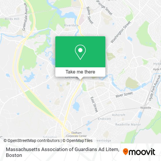 Massachusetts Association of Guardians Ad Litem map