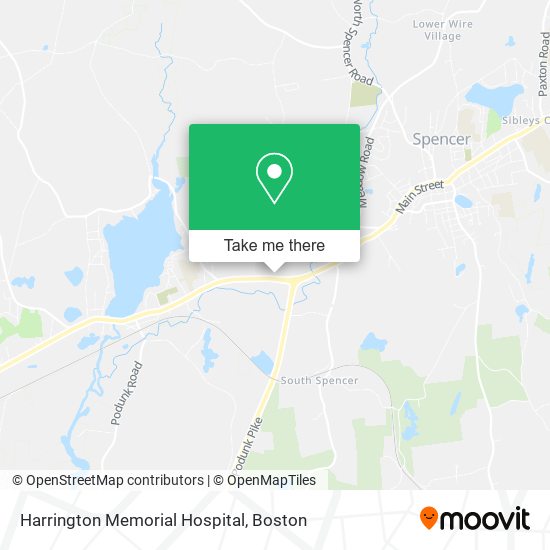 Mapa de Harrington Memorial Hospital
