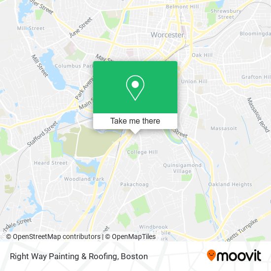 Right Way Painting & Roofing map