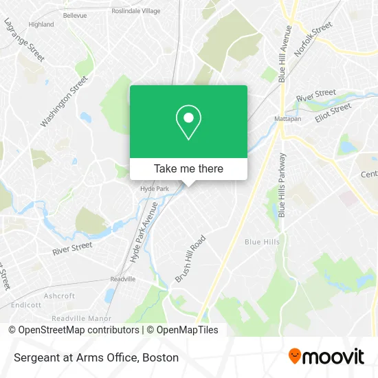 Sergeant at Arms Office map