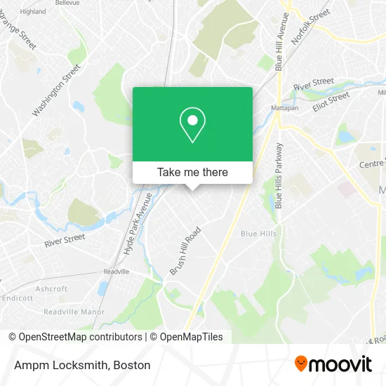 Ampm Locksmith map