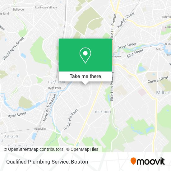 Qualified Plumbing Service map