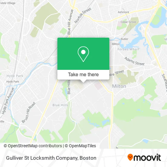 Gulliver St Locksmith Company map