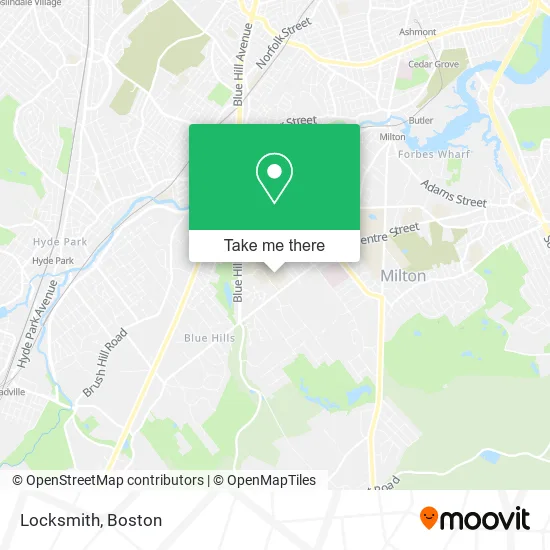 Locksmith map