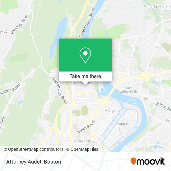 Mapa de Attorney Audet
