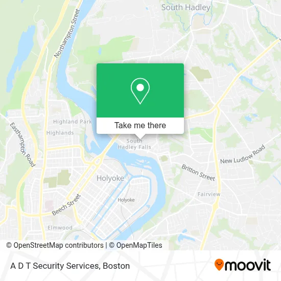 A D T Security Services map