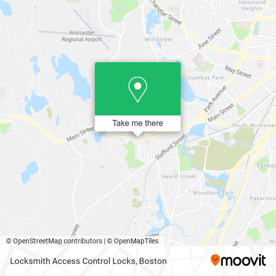 Mapa de Locksmith Access Control Locks