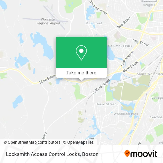 Mapa de Locksmith Access Control Locks