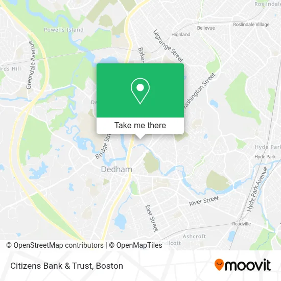 Citizens Bank & Trust map