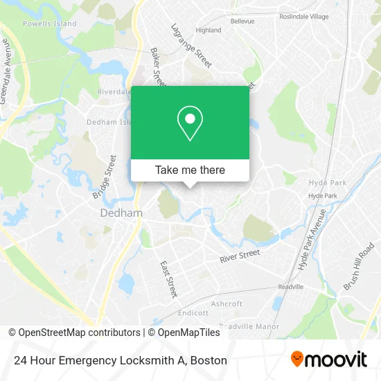 24 Hour Emergency Locksmith A map