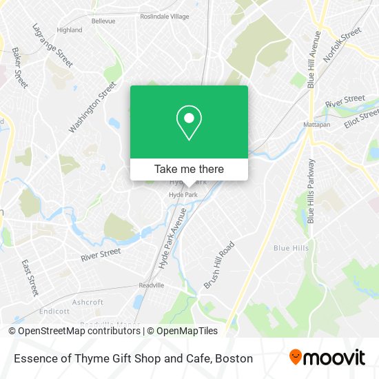 Essence of Thyme Gift Shop and Cafe map