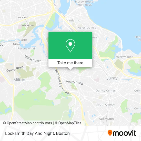 Locksmith Day And Night map