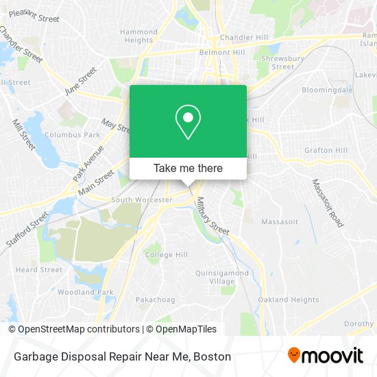 Garbage Disposal Repair Near Me map