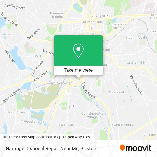 Garbage Disposal Repair Near Me map