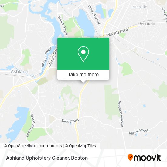 Mapa de Ashland Upholstery Cleaner