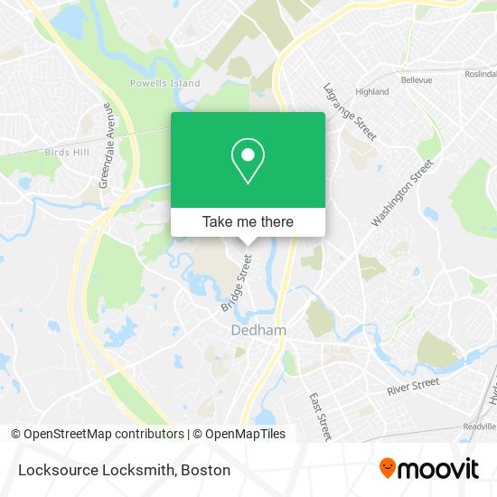 Mapa de Locksource Locksmith