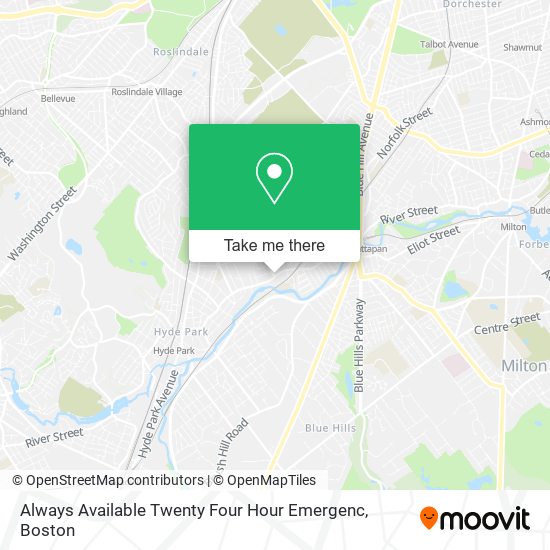 Mapa de Always Available Twenty Four Hour Emergenc