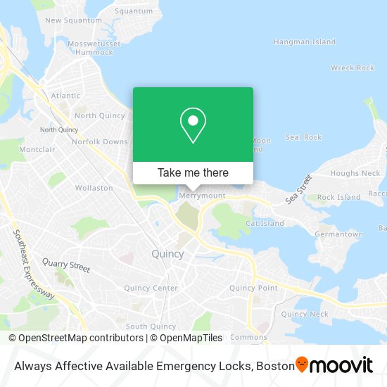 Mapa de Always Affective Available Emergency Locks