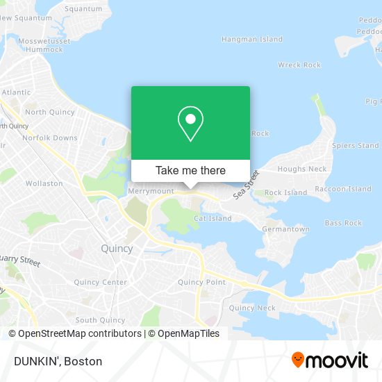 DUNKIN' map