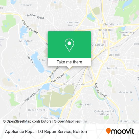Appliance Repair LG Repair Service map