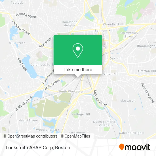 Locksmith ASAP Corp map