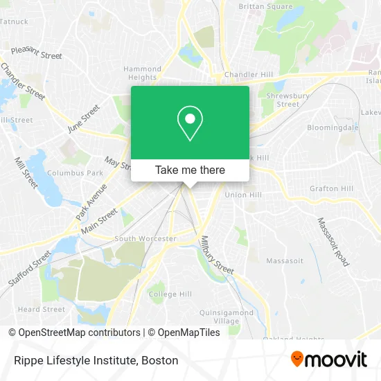 Rippe Lifestyle Institute map