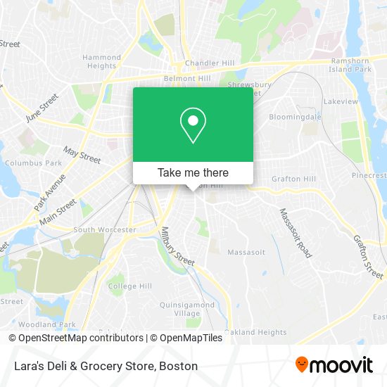 Lara's Deli & Grocery Store map