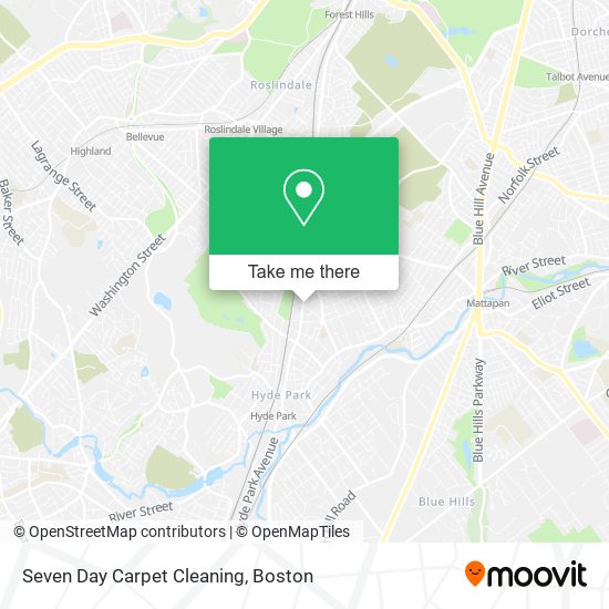 Seven Day Carpet Cleaning map