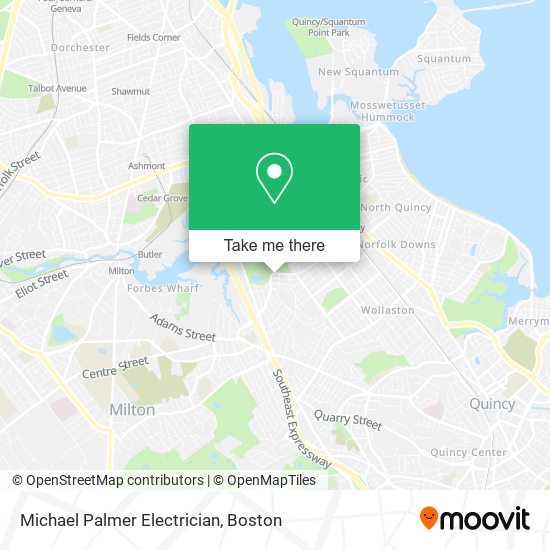 Michael Palmer Electrician map