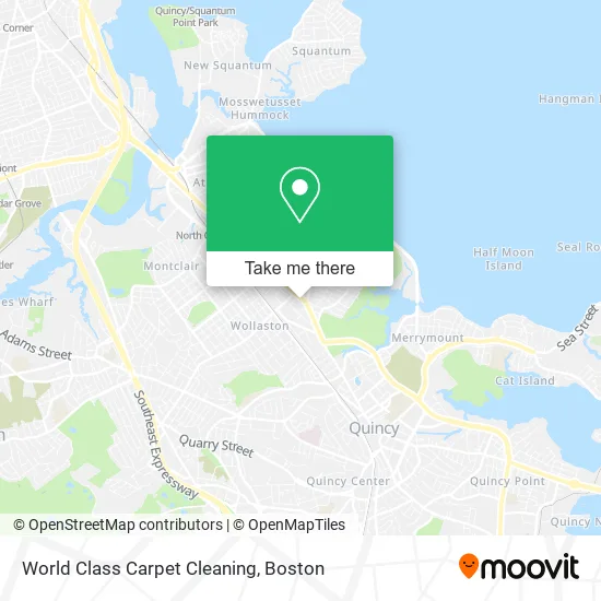World Class Carpet Cleaning map